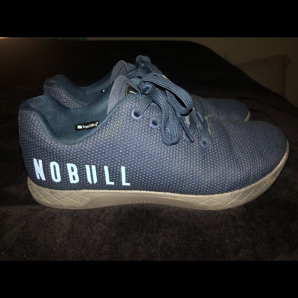 Navy Dark Grey Nobull Trainers